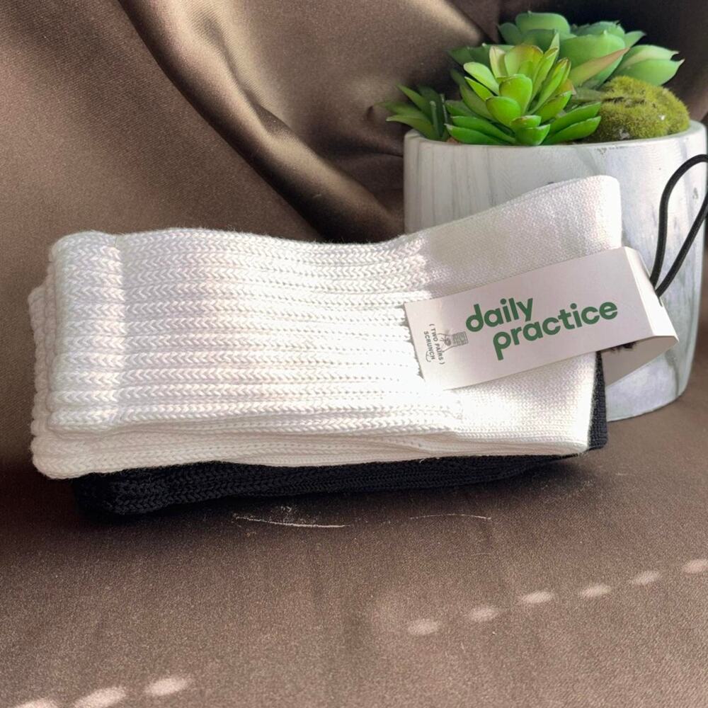 Anthropologie Daily Practice scrunch socks new